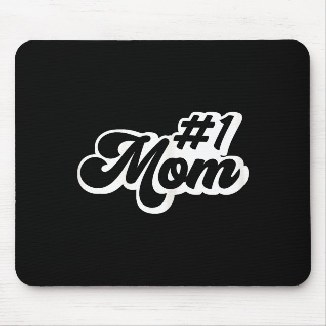 Mom number one mother's day  mouse pad (Front)