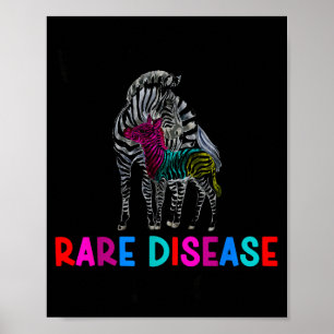 Mom Of A Rare Disease Warrior Mom Rare Disease Awa Poster