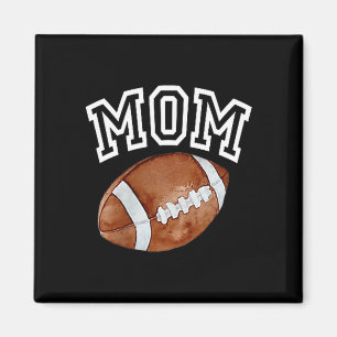 Mom Of The 1 Year Old Football Birthday Boy Family Magnet