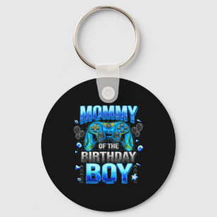 Mom Of The Birthday Boy Cool Gamer Funny Video Gam Key Ring