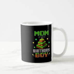 Mom Of The Birthday Boy Party Video Gamer Pixel Nu Coffee Mug