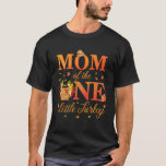 Mom of The One Little Turkey First Birthday Thanks T-Shirt<br><div class="desc">Mom of The One Little Turkey First Birthday Thanksgiving</div>