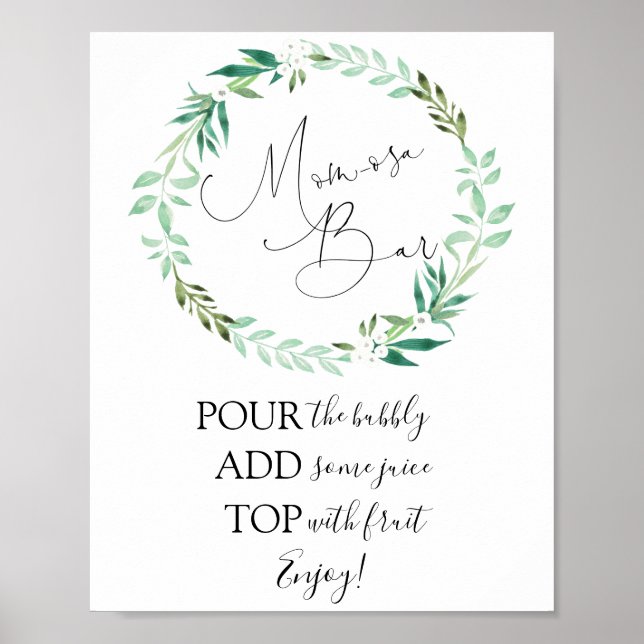 Mom-osa Bar Sign (Front)