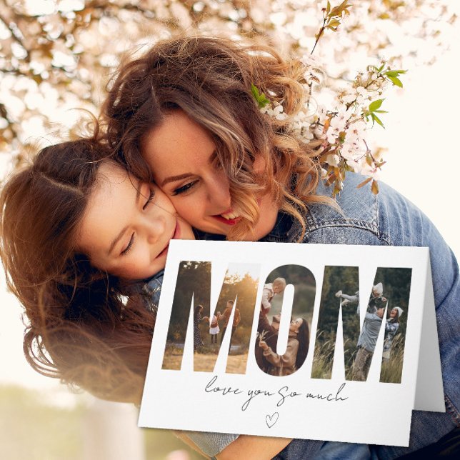 MOM Photo Collage Card – Custom Message (Creator Uploaded)