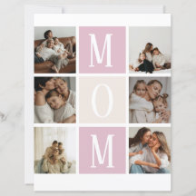 MOM Photo Collage Mother’s Day Card