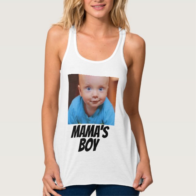 MOM PHOTO CUSTOM T-SHIRTS - ADD CHILD'S PHOTO (Front)