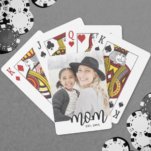 Mom Photo Mother's Day Playing Cards