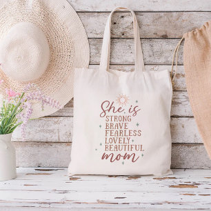 Mom Quotes Inspiration Tote Bag