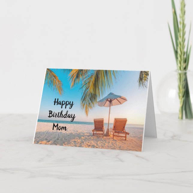 *MOM* RELAX AND ENJOY **YOUR BIRTHDAY" CARD (Front)