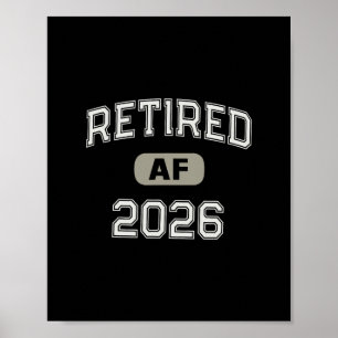 Mom Retired Af 2026 Father Vacay Mother Cruise Hum Poster