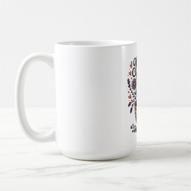 Mom Runs On Love Coffee Mug (Left)