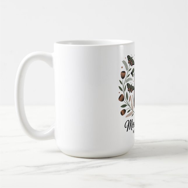 Mom’s Heart Never Sleeps Coffee Mug (Left)