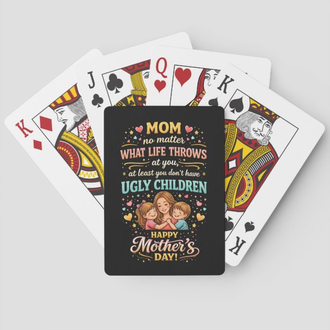 Mom’s Laughing Love Playing Cards (Back)