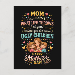 Mom’s Laughing Love Postcard