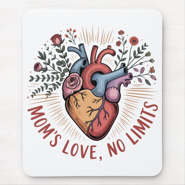 Mom’s Love, No Limits Mouse Pad (Front)