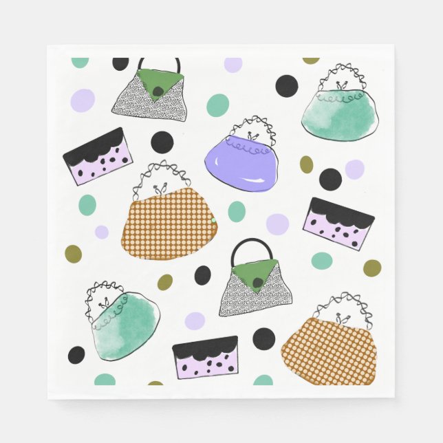 MOM’S PURSES  👛  Napkins (Front)