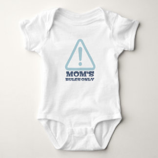 Mom’s Rules Only – Sassy New Mom Baby Apparel Baby Bodysuit
