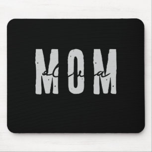 Mom Since 20xx Modern Simple Preppy Mouse Pad