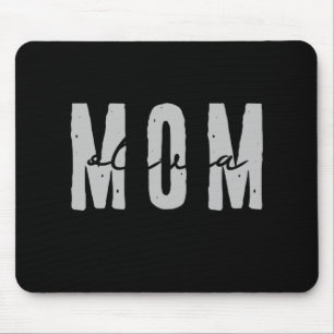 Mom Since 20xx Modern Simple Preppy T Shirt Mouse Pad