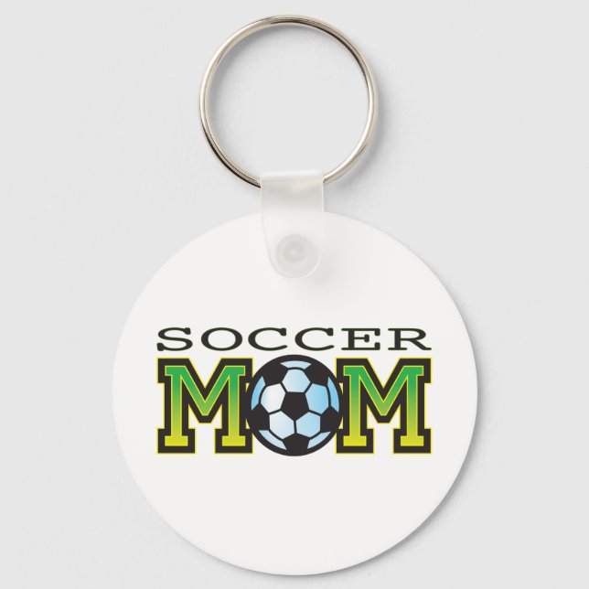 Mom Soccer Key Ring (Front)