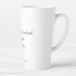 Mom Tall Coffee Mug, Mom's Mug, Gift for Mom,  Latte Mug