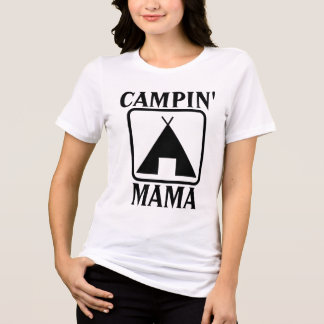 MOM TENT CAMPING T-Shirt Tri-Blend Shirt