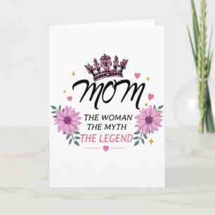 Mom The Legend Mother's Day Gift Card