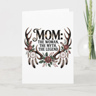 Mom: The Woman, The Myth, The Legend Holiday Card
