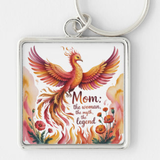Mom: The Woman, The Myth, The Legend Key Ring