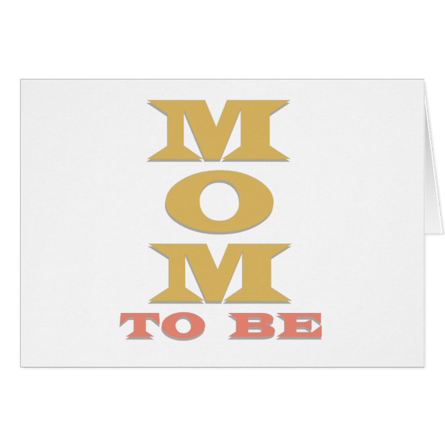 MOM to Be Tshirts and Gifts (Front Horizontal)