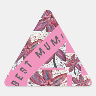 Mom! Triangle Sticker