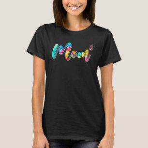 Mom Triplet Mom of 3 Third Child Announcement Moth T-Shirt