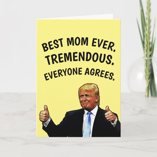 MOM TRUMP BIRTHDAY CARD (Front)