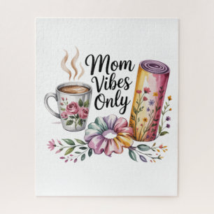 Mom Vibes Only Jigsaw Puzzle