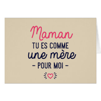 Mom, you are like a mother for me