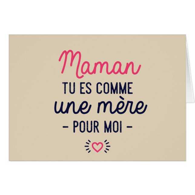 Mom, you are like a mother for me (Front Horizontal)