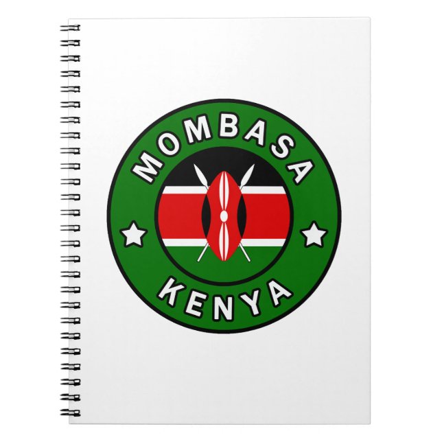 Mombasa Kenya Notebook (Front)