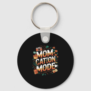 Momcation mode funny vacation  key ring