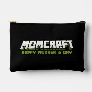 Momcraft Happy Mother Day Funny Gamer Mum Accessory Pouch