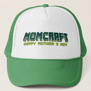 Momcraft Happy Mother Day Funny Gamer Mum Trucker Hat