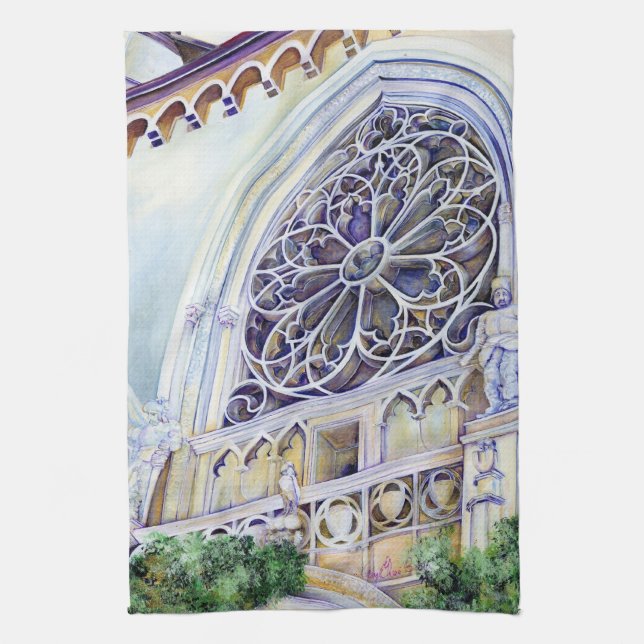 Moment in Budapest Tea Towel (Vertical)