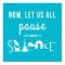 Moment of Science Teal Poster