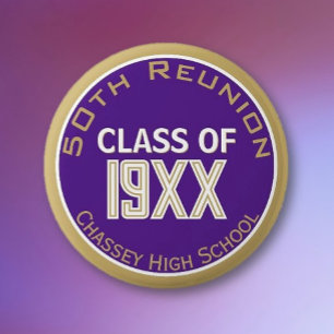 Momento! Custom 50th class reunion button