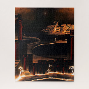 "Moments After" - mysterious cryptic art. Jigsaw Puzzle