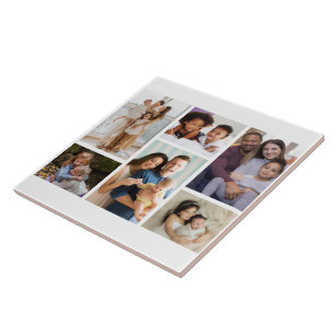Moments in Focus: Customizable 6 Photo Collage Tile