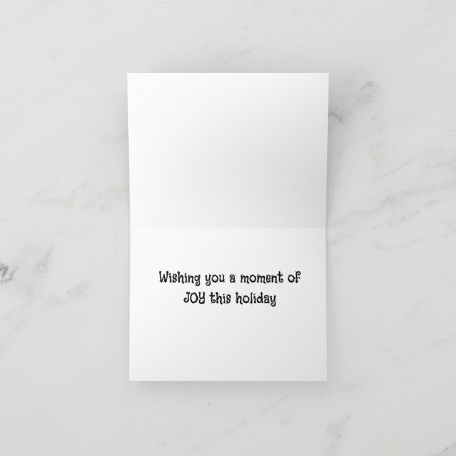 Moments of Joy Holiday Card (Inside)