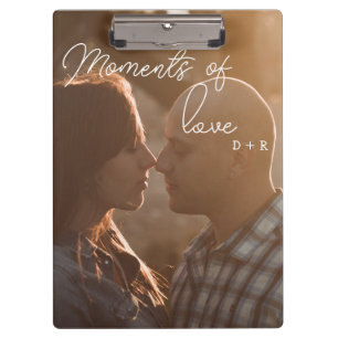 Moments of love, couple in love clipboard