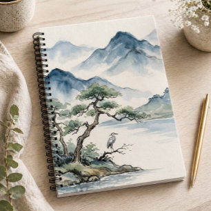 Moments of Peace Ink Wash Journal
