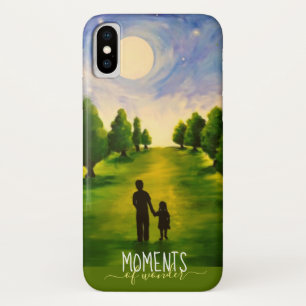 Moments of wonder moonlit walk in woods Case-Mate iPhone case