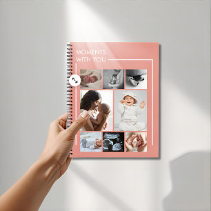 "Moments With You” notebook for mum